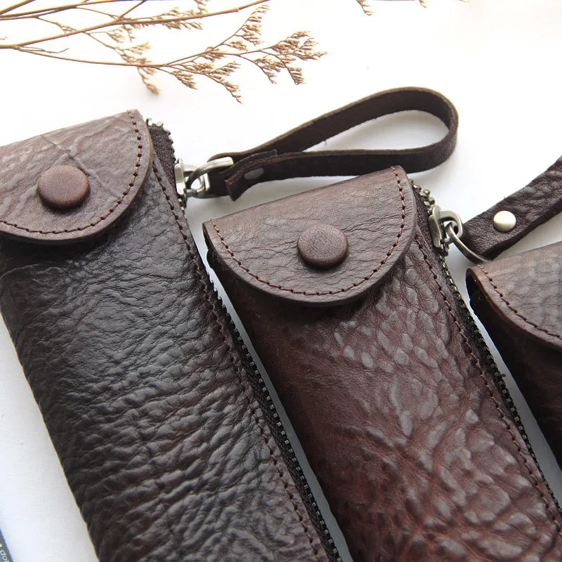 PU personalised roll up pencil case,promotional pencil case with zipper for school