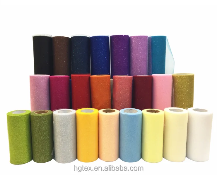 25 Yards Glitter Tulle Roll Tutu Sofra Tulle for Ballet Skirt