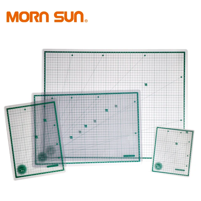 B5 23x19 см 3-слойный самовосстанавливающийся Противоскользящий ПВХ прозрачный коврик для резки световой короб чертежная доска печати и рисования