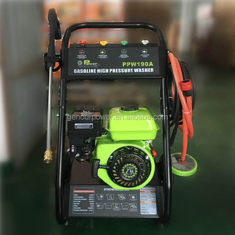 2500psi 170bar petrol power jet pressure washer cleaner, portable electric car washer