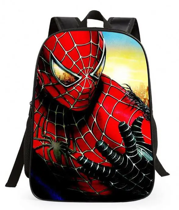 
16 inch Cartoon bags School Bags Kids Bag Spiderman Backpack 