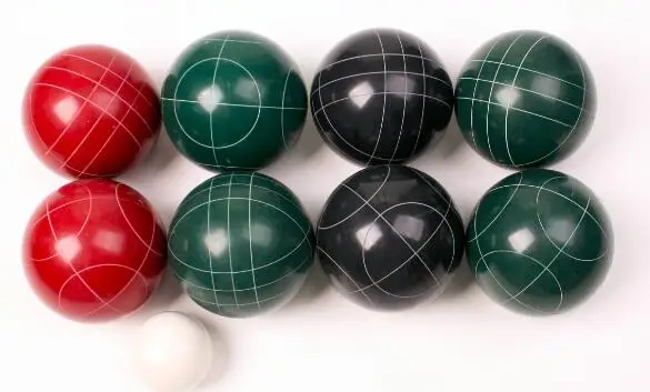 8 balls  72mm  resin petanque bocce ball , boccia bocce ball set
