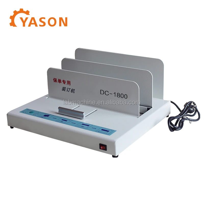 Hot Melt Glue Book Binding Machine Hard Cover Book Hot Glue Binding Machine DC-1800