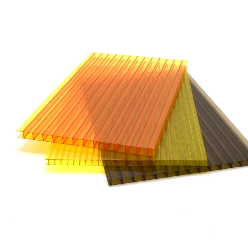 Low haze soundproof roofing sheets plastic smoked polycarbonate sheet for sunhouse