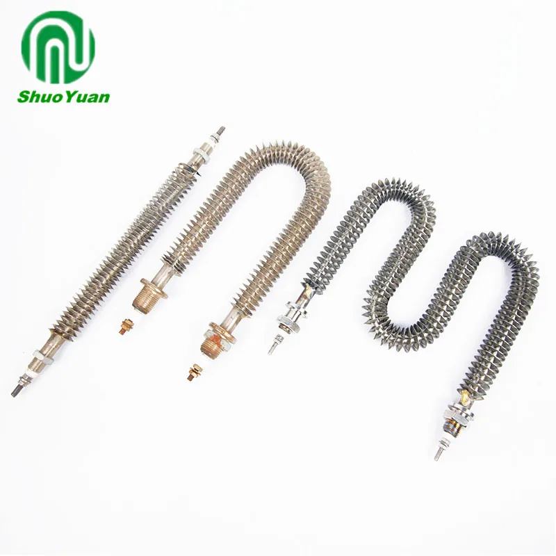 1000W/1500W/2000W/2500W/3000W/4000W Fin radiator heating tube for bake oven,tubular heat element for load bank