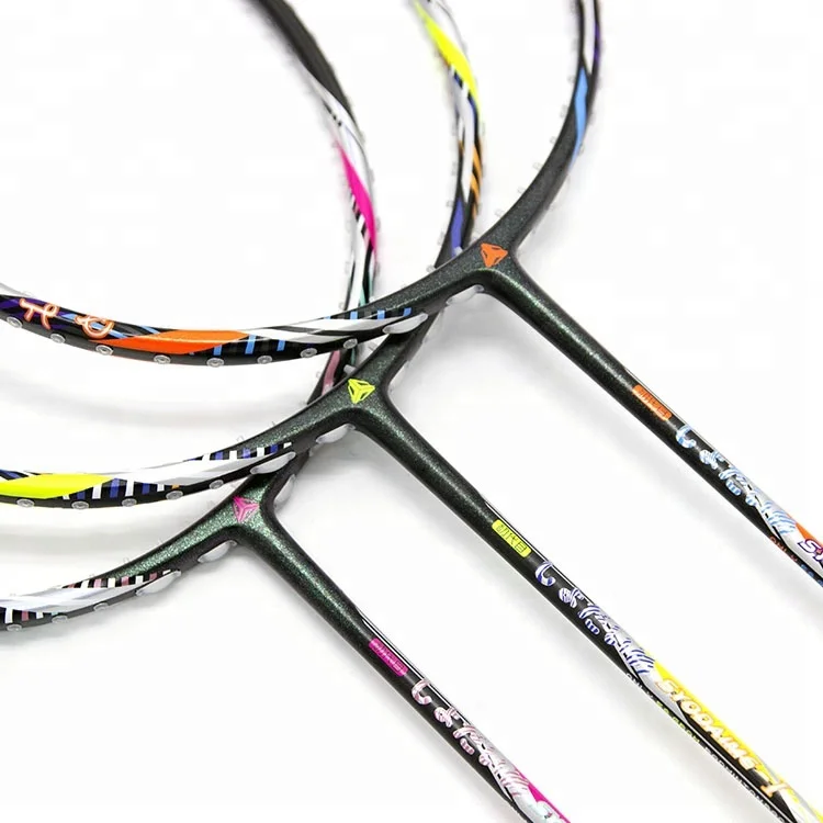 Wholesale 9U 58g 30LBS Carbon Fiber Badminton Rackets China Manufacturer Konmat Sports Esper Graphite Fiber Shaft Direct Factory