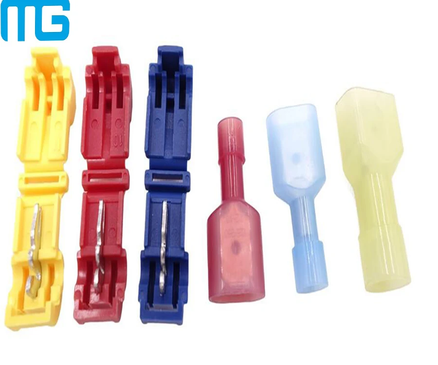 24A insulated terminal quick splice connectors butt wire connector