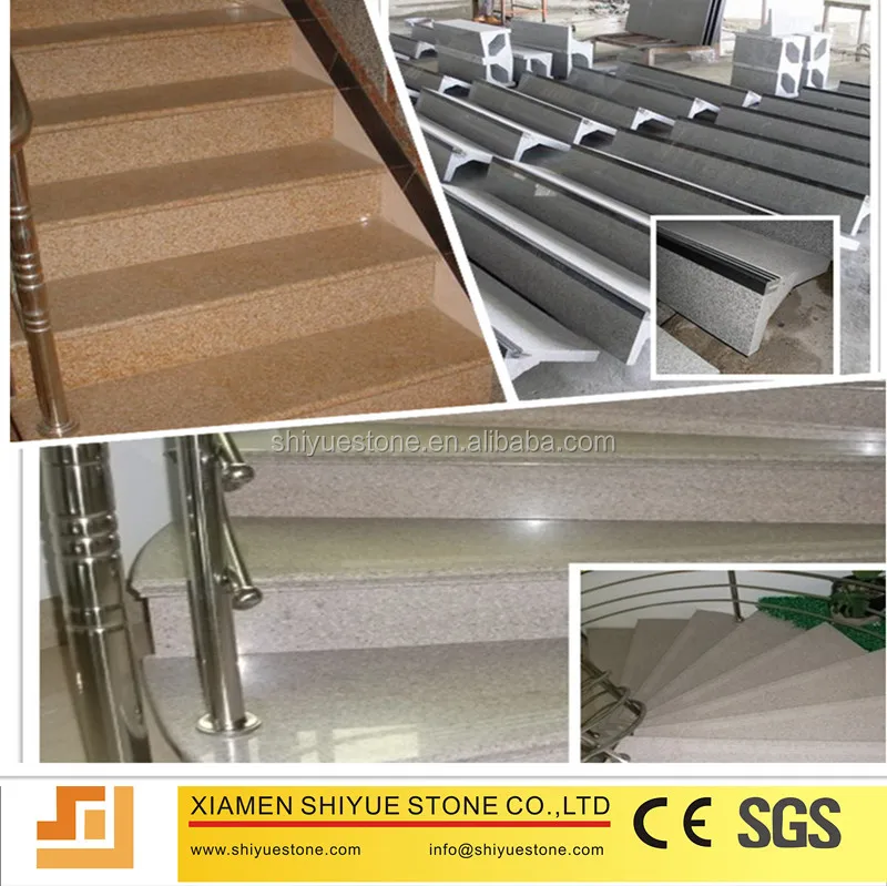 Уличные каменные ступеньки, гранитные лестницы