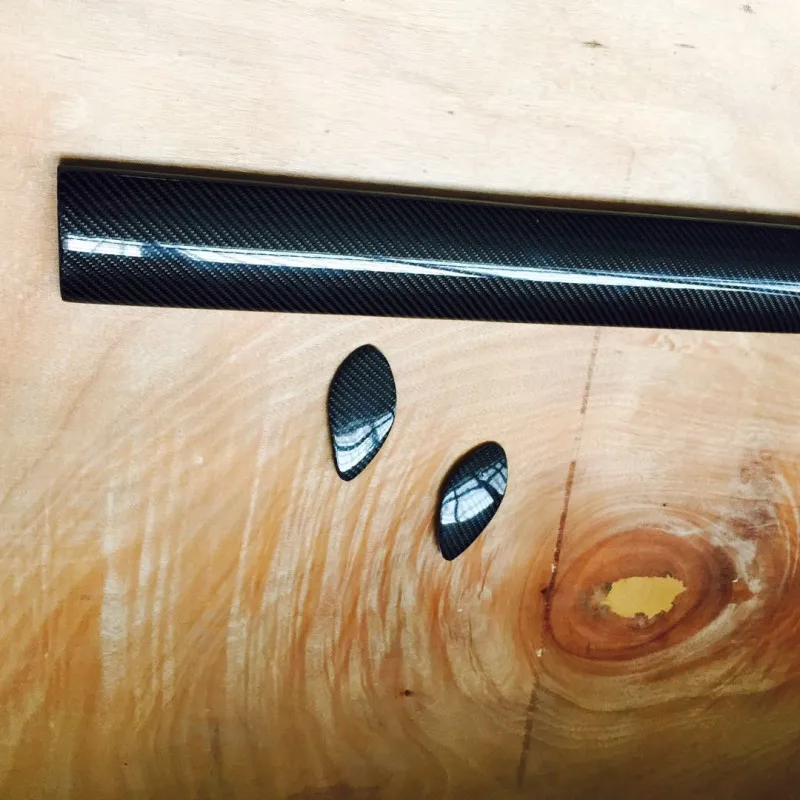 For 1999-2002 Skyline R34 GTT GTR OEM carbon fiber Rear Spoiler Blade and End Slips