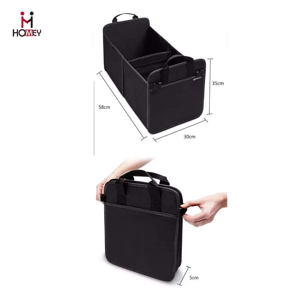 Automotive Multi-Purpose Portable Foldable Car Storage Box Storage Boxes For Car Trunk / In Stock for Amazon