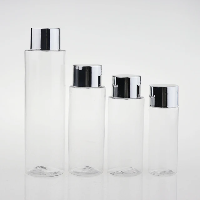 
Transparent plastic bottle hotel cosmetics eco bottles 30ml 60ml 100ml toner bottles 