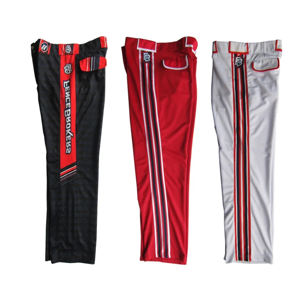 Различные цвета пустые штаны для бейсбола однотонный Бейсбол длинные брюки