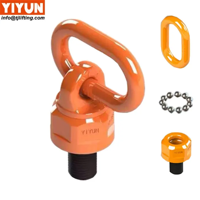 SAFETY load lifting HOIST RING (SWIVEL EYEBOLT) YD083 M8*1.25 THREAD LENGTH 12MM WLL 0.3t