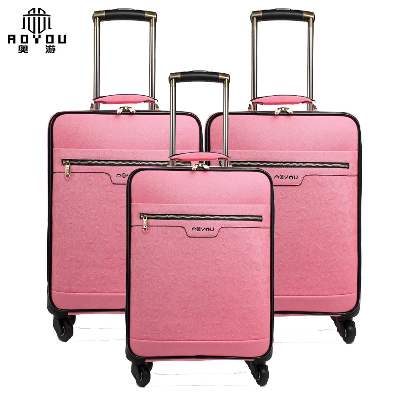 
3pcs 16/20/24 inch High Quality luggage sets luggage cover suitcase travel bags 