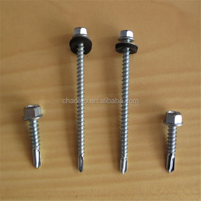  Кровельный винт с шайбой