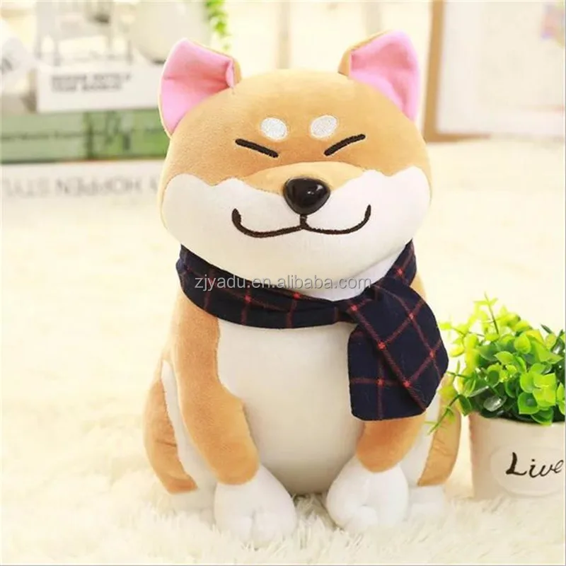 Japan Shiba Inu standing animal dog plush puppy realistic kawaii Akita Inu dog toy doll