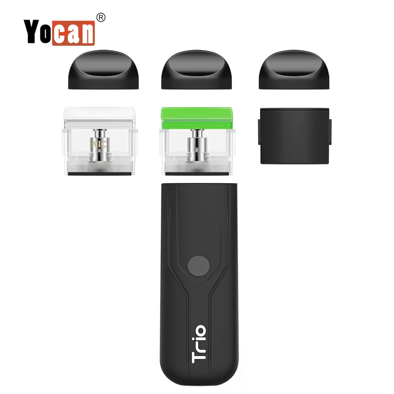 Новое поступление вейп Yocan Trio 500 мАч батарея cbd картриджи 1 мл