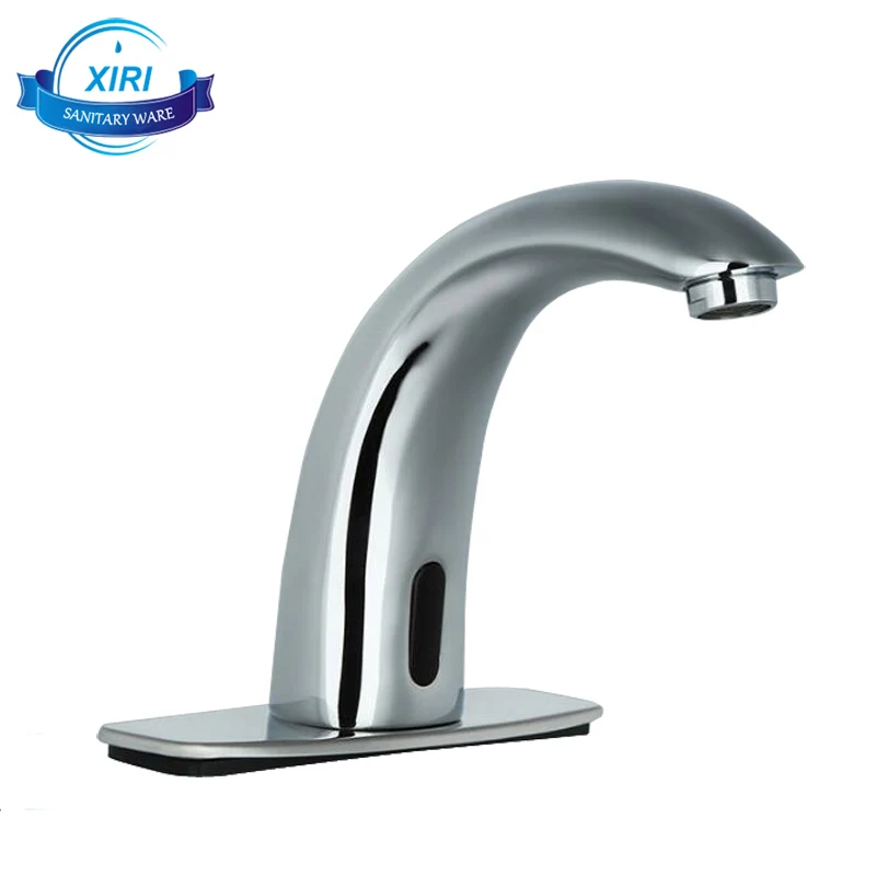 Brass Deck Mounted Auto Faucet Automatic Sensor Bathroom Faucet Touchless Washbasin Taps XR8825