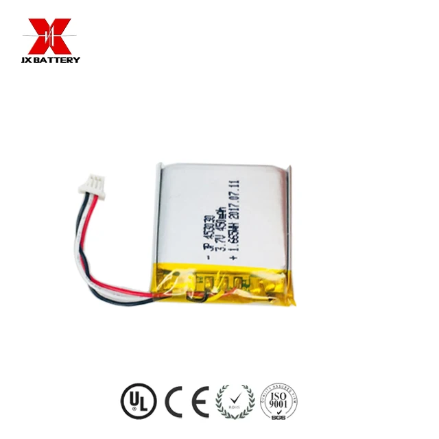 shenzhen factory high capacity oem li polymer battery 453030 3.7v 450mAh with pcb