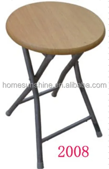 
MDF Seat Round Folding Stool,Foldable Stool 