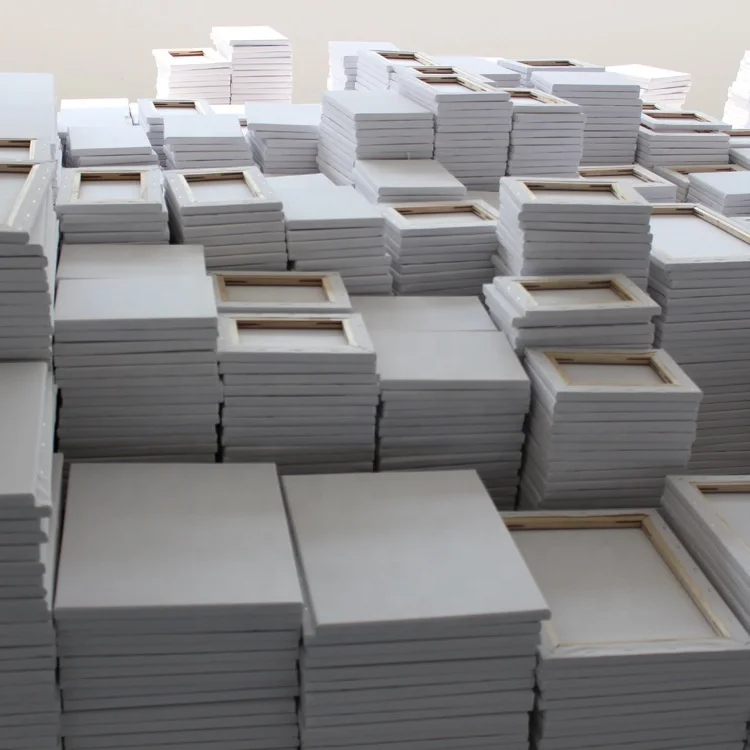 Factory wholesale cheap 24*30 cm stretched canvas to paint