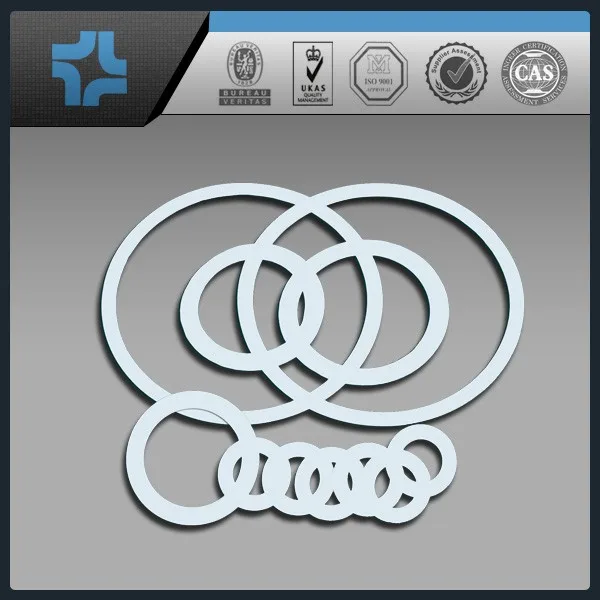 wholesale custom white ptfe sheet gasket 5mm ptfe piston ring flange gasket mechanical seal ptfe plastic ring