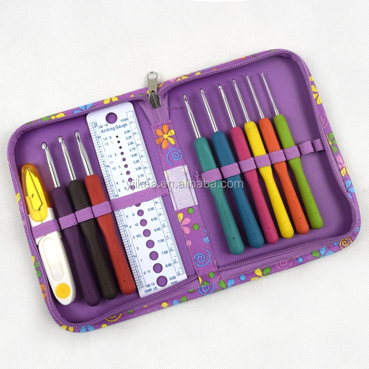 High quality 33pcs Accessories Plastic Wool Knitting Loom Crochet Hook Set