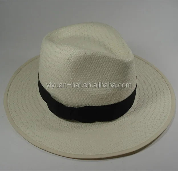 wholesale wide brim customized men panama paper straw hats