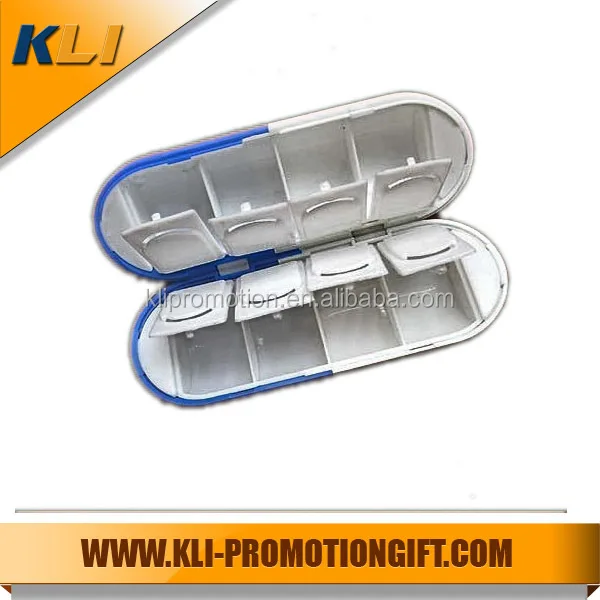 
Plastic medicine box pill dispenser child resistant pill box 