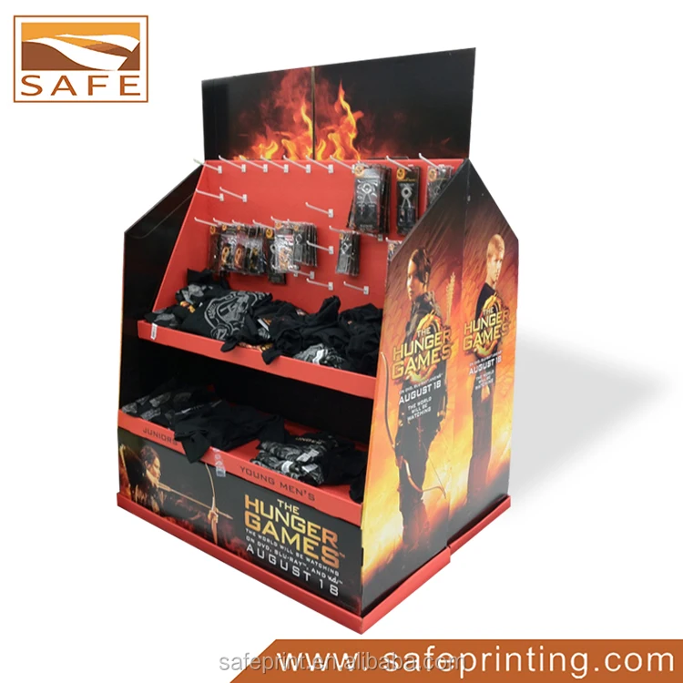 
Custom Paper Foldable Duracell Batteries Pallet Display Rack, Bag Display Rack in Supermarket, Clothes Display Rack For Kids 