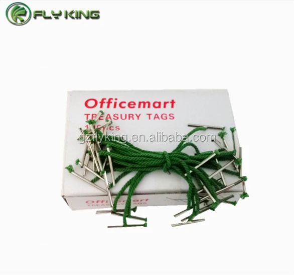 
Different Length Metal Ended Treasury Tags for Holding Punched Papers 