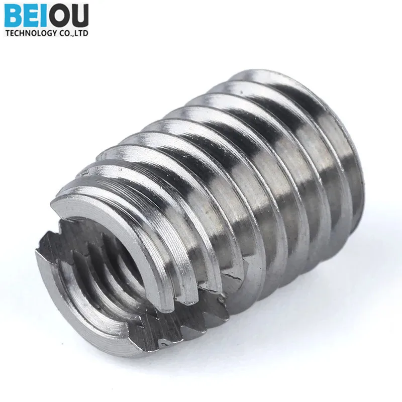 Ensat self tapping inserts threaded inserts for plastic screw holes for cast iron aluminum stainless steel