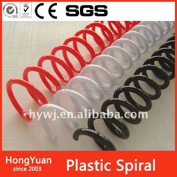 
Rubber & Plastics plastic spiral book binding spiral wire,plastic spiral wire for book binding,plastic coil spiral book binding 