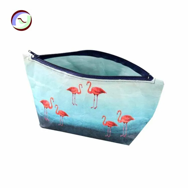 
Promotion DuPont Paper Tyvek Or Washable Kraft Travel Makeup Eco Beauty Zipper Pouch Bag Cosmetic funky cosmetic bag as makeup 