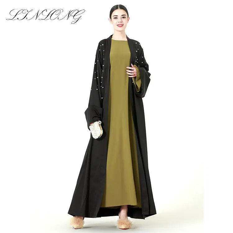 Latest loose design quality assurance abaya black