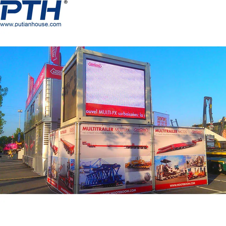 Thermal Glass 20ft Container House Preab Mudular Home Portable Module Sandwich Panel