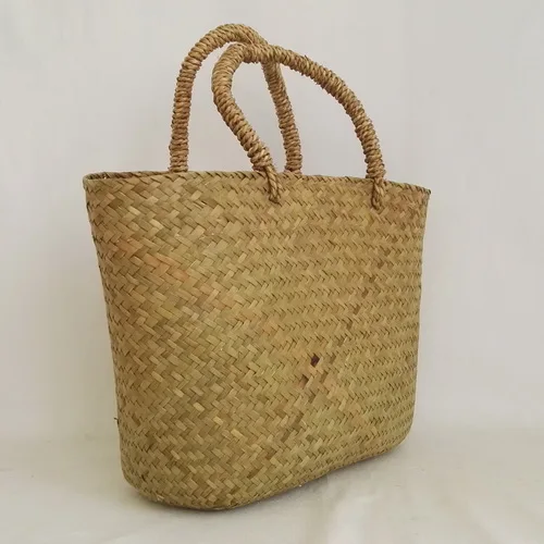 Woman Hand Bag Straw Beach bag Moroccan Straw Basket bag