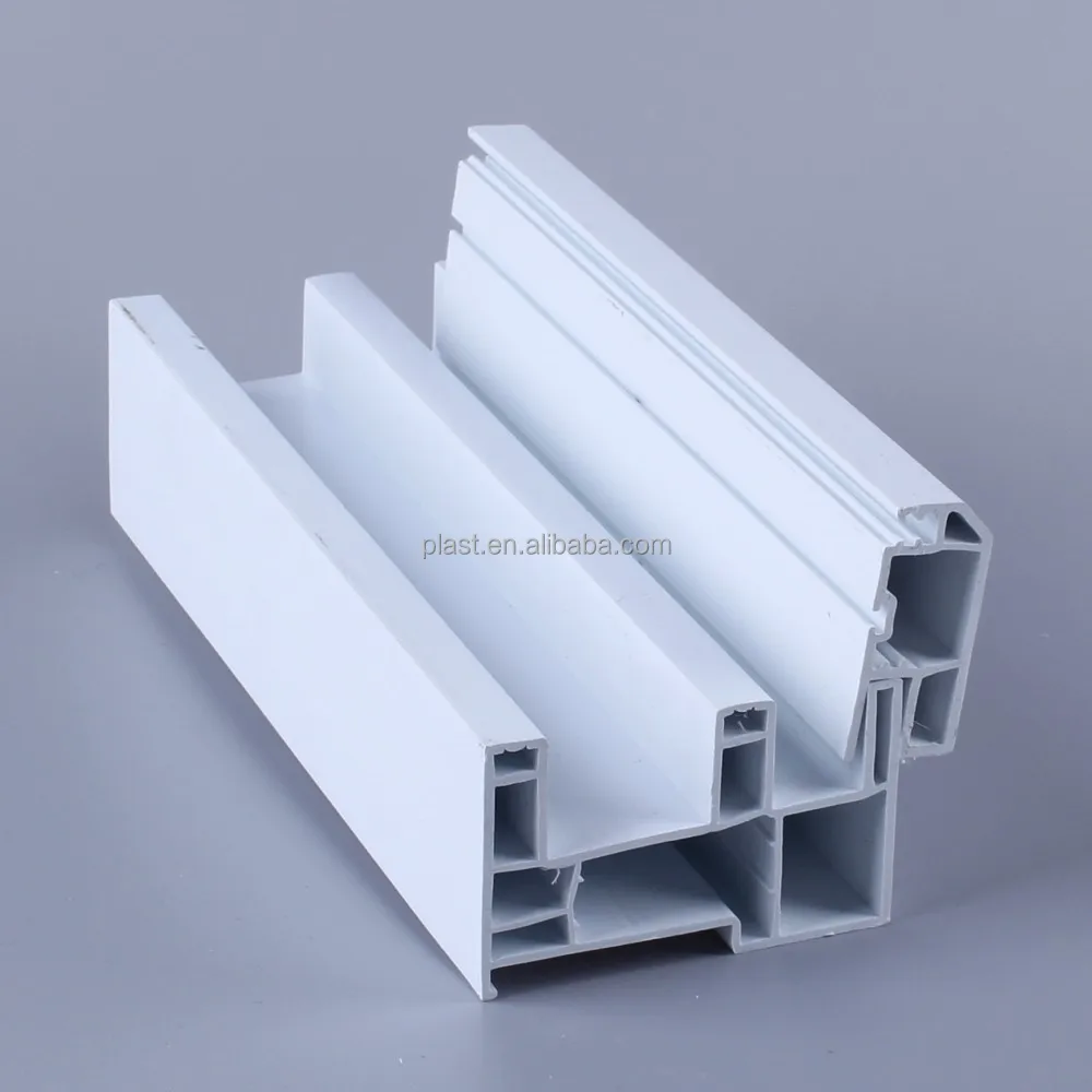 European Style 80mm Sliding Pvc Door Profile Upvc Profile for Window and Door