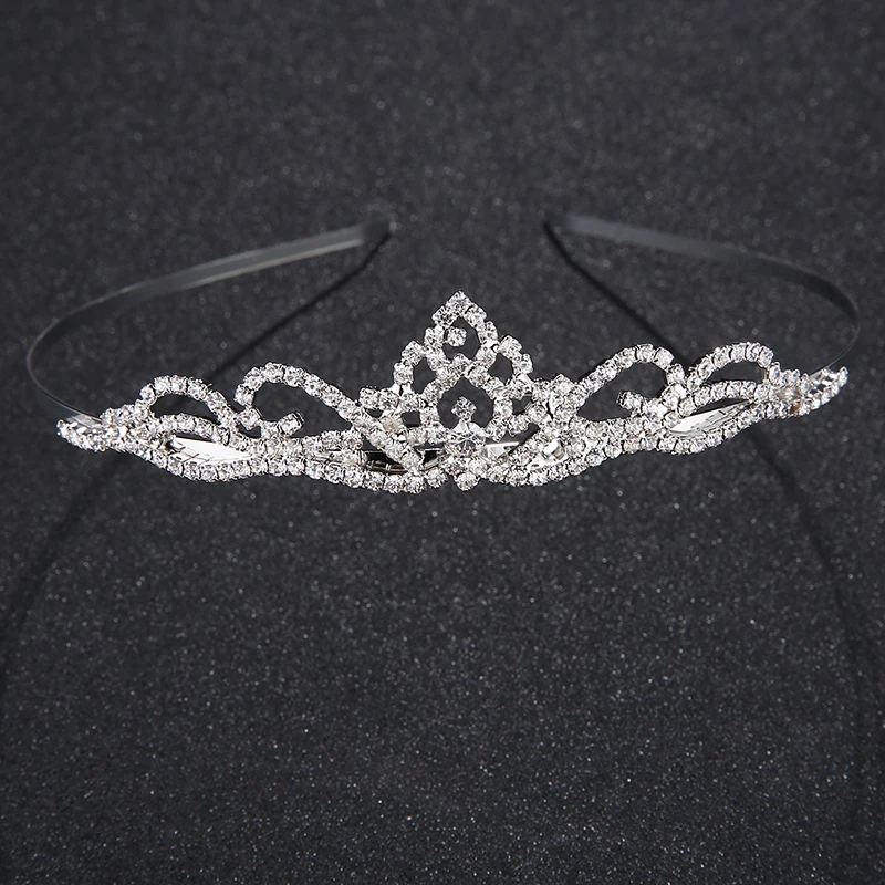 Rhinestone Princess Tiara Miss World Crown Accessories Jewelry