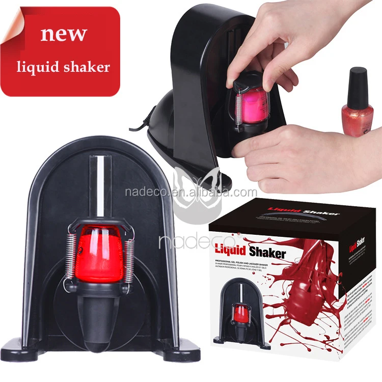 New Nail Art Designs Steel Liquid Nail Polish Shaker Machine of Nail art tools