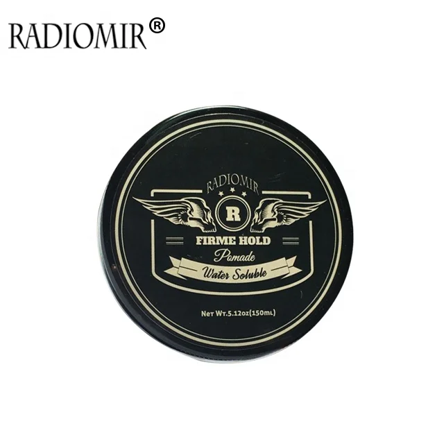 Strong hold water based styling Pomade for singapore barber shop use blue color flower scent