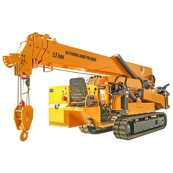 Portable Foldable Mini Mobile Spider 5 Ton Crane For Sale