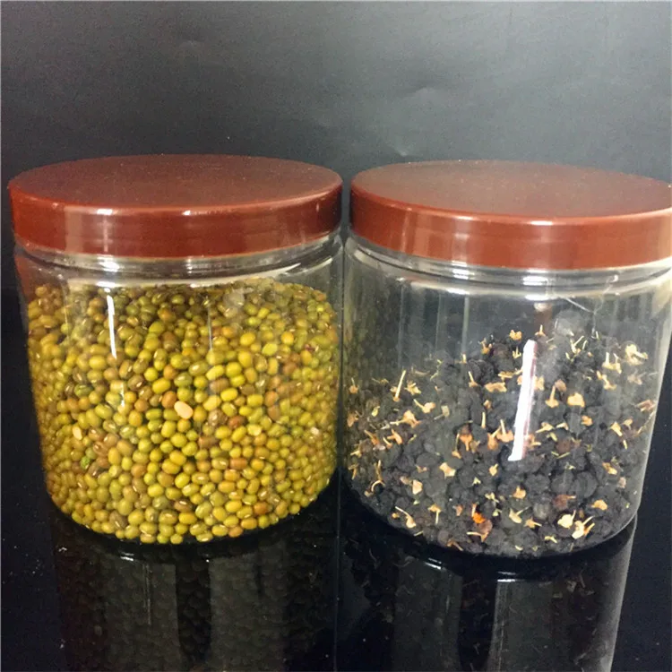 Wholesale price different sizes plastic food grade plastic Storage jar