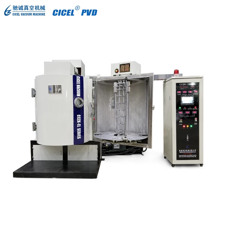 CICEL Plastic Bottle Paint Aluminum Vacuum Spray Coating Metallizing Machine