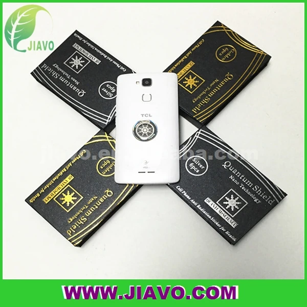 Large Stock and Negative Ions Mobile Phone Glowing Sticker with Box Packing