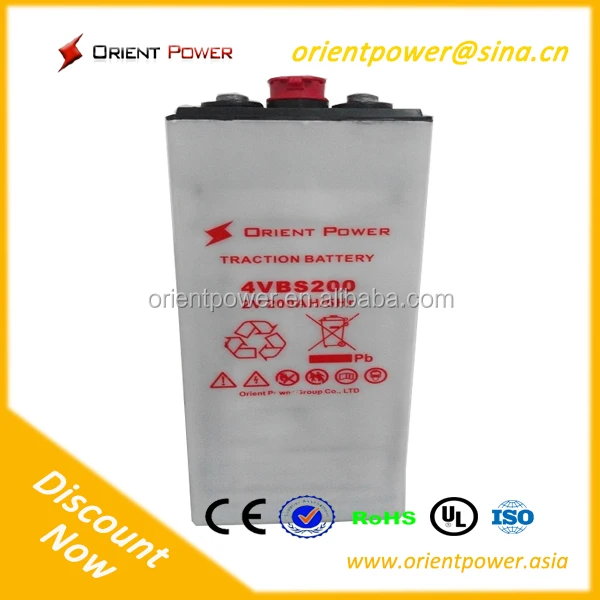 Rechargeable forklift battery prices 5 PzS 300 L 300Ah forklift battery solar storage battery for cart forklift