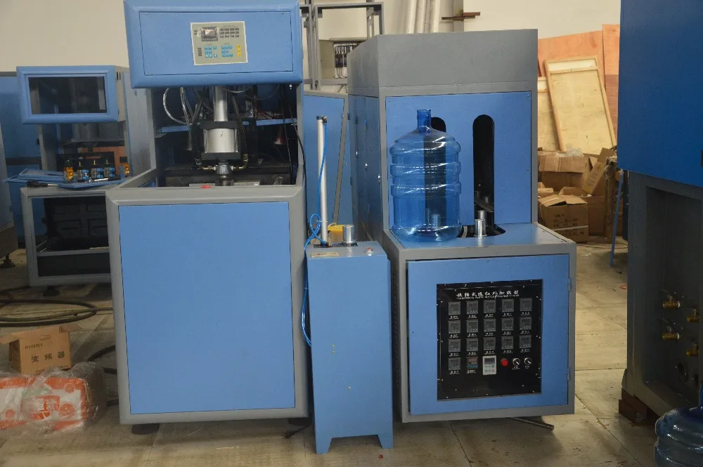 Manual Preform Loading 5 Gallon Bottle Blowing Machine