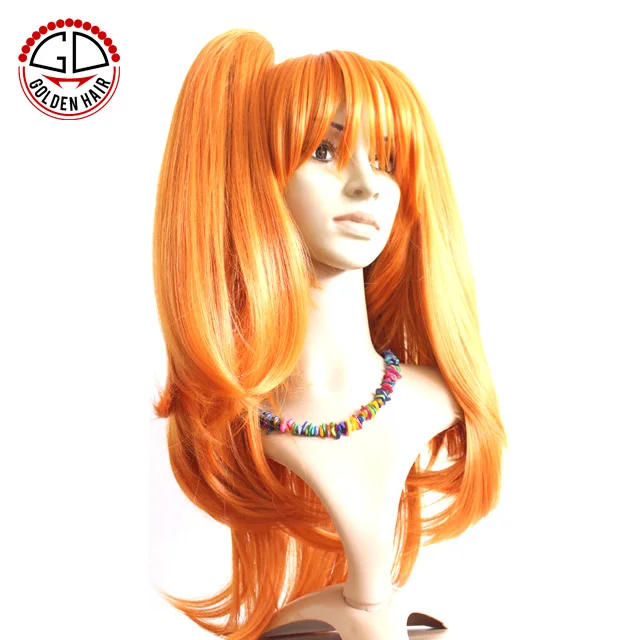 
Beauty High Quality Factory Price Heat Resistant Sailor Moon Cosplay Wig Yellow Anime Wig 