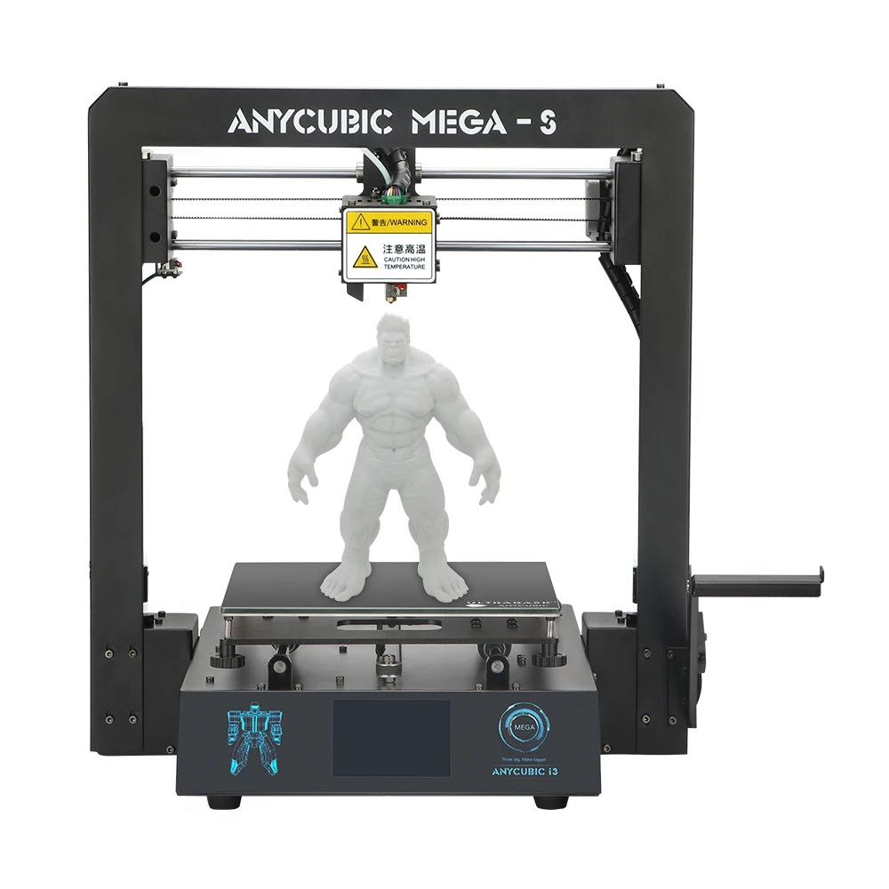 2020 новое обновление Anycubic Mega S FDM 3D принтер с высоким качеством экструдер для diy