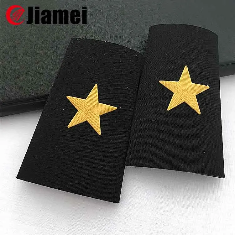 Custom Uniform Silicone Rank Military Shoulder Epaulet JM-LH-0156N Eco-friendly CN;JIA JIAMEI 3-5 Working Days Free 300